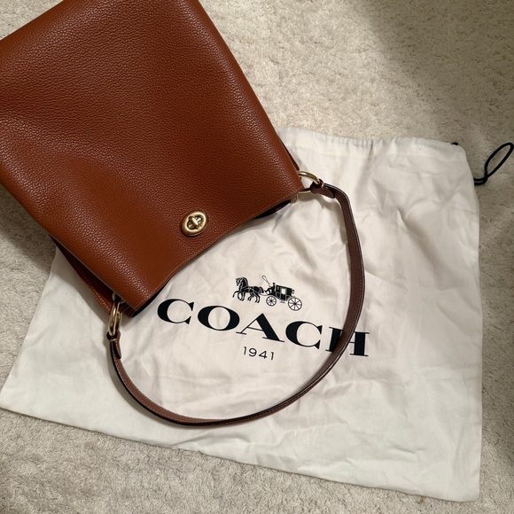 Coach Polished Pebble Leather Charlie Bucket Shoulder and Crossbody Bag - Picture 4 of 13